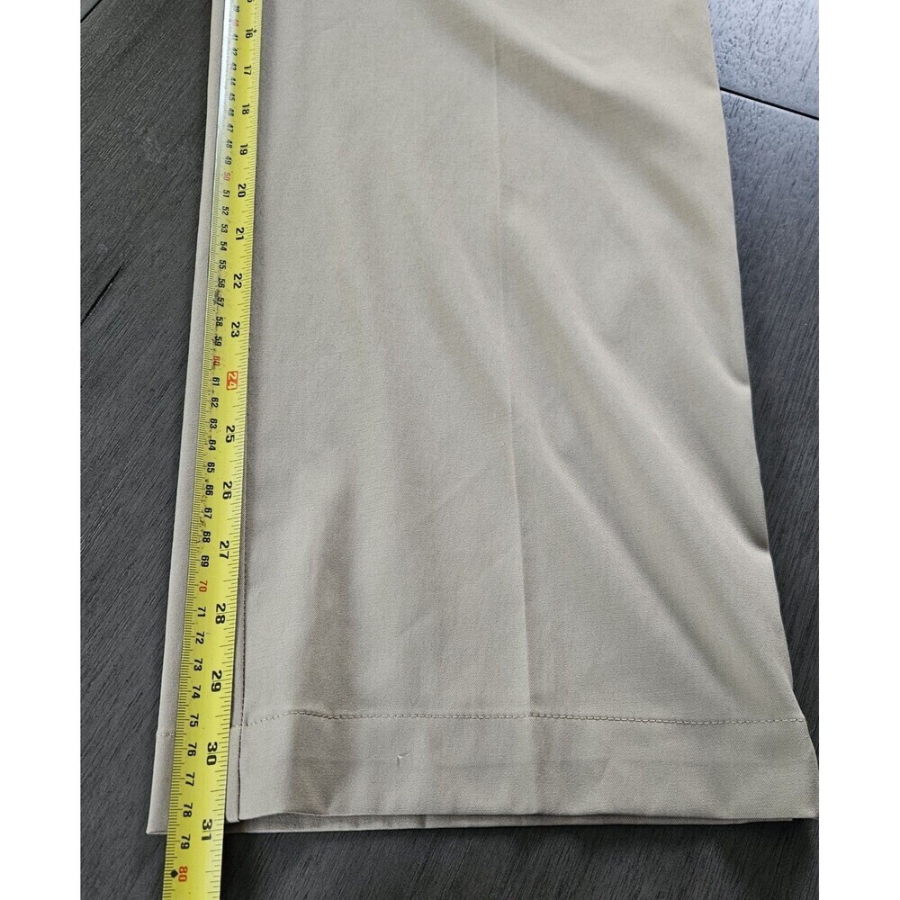 Nike Dri-Fit Men Tan Golf Pants  Standard Fit Khaki Tan Colored Chino Size 34x32 - Picture 7 of 9